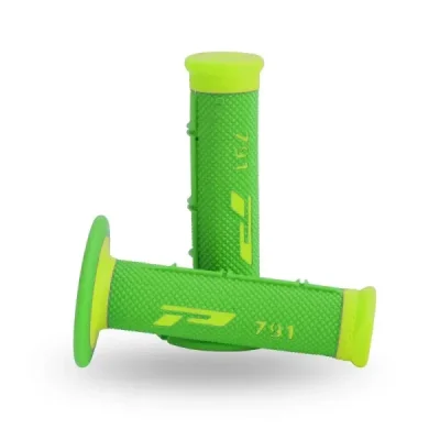 Manetki PG791 dwuskładnikowe zielono-żółty fluo 22+25mm dł.115mm off road - PRO GRIP Manetki PG791 dwuskładnikowe zielono-żółty fluo 22+25mm dł.115mm off road - PRO GRIP