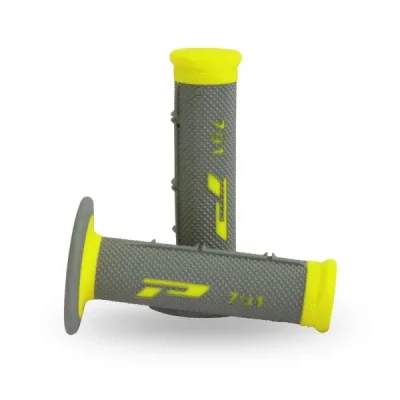 Manetki PG791 dwuskładnikowe szary/żółty fluo 22+25mm dł.115mm - PRO GRIP