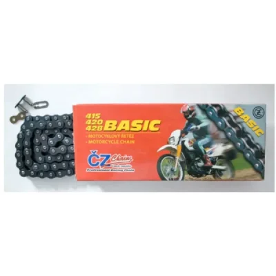 Cz Łańcuch Napędowy 420 Basic (420S) (120 Ogniw) (19,0 Kn) + Zapinka