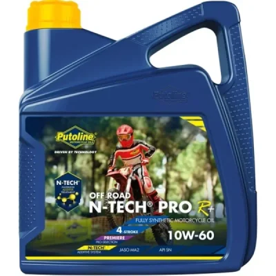 Olej silnikowy N-TECH® PRO R+ 10W60 syntetyk 4L off road - Putoline Olej silnikowy N-TECH® PRO R+ 10W60 syntetyk 4L off road - Putoline