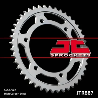 Zębatka tylna stalowa JT R867-43, 43Z, rozmiar 525