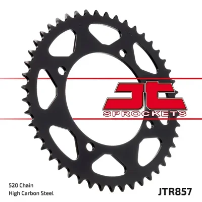 Zębatka tył stalowa JT , 39z rozmiar 520 (JTR857.39) Zębatka tył stalowa JT , 39z rozmiar 520 (JTR857.39)