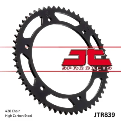 Zębatka tył stalowa JT JTR839.53, 53z rozmiar 428 - JTR839.53
