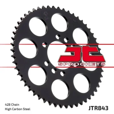Zębatka tylna stal JT 428 z.50 JTR843,50 Zębatka tylna stal JT 428 z.50 JTR843,50