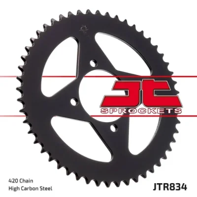 Zębatka tylna stalowa JT R834-38, 38Z, rozmiar 420 Zębatka tylna stalowa JT R834-38, 38Z, rozmiar 420