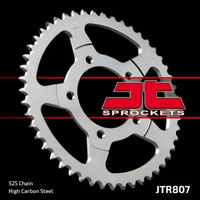 Zębatka tył stalowa JT , 47z rozmiar 525 (JTR807.47) Zębatka tył stalowa JT , 47z rozmiar 525 (JTR807.47)