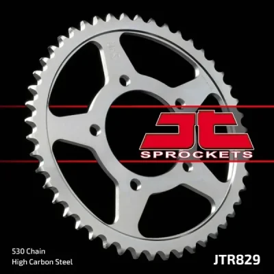 Zębatka tył stalowa JT JTR829.47, 47z rozmiar 530 - JTR829.47