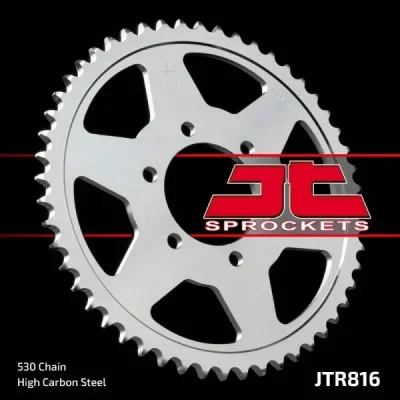 Zębatka tylna stalowa JT R816-40, 40Z, rozmiar 530 Zębatka tylna stalowa JT R816-40, 40Z, rozmiar 530