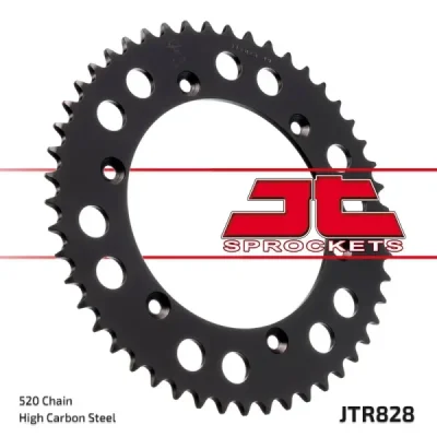 Zębatka tylna stalowa JT R828-42, 42Z, rozmiar 520 Zębatka tylna stalowa JT R828-42, 42Z, rozmiar 520