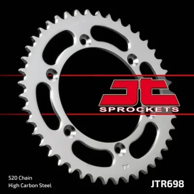 Zębatka tył stalowa JT , 44z rozmiar 520 (JTR698.44) Zębatka tył stalowa JT , 44z rozmiar 520 (JTR698.44)