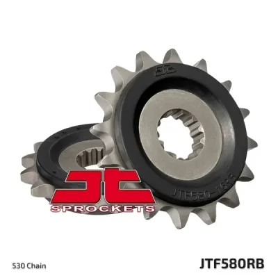 Zębatka przednia JT F580-17RB, 17Z, rozmiar 530 z tłumikiemAlternatywnie: 7261902 Zębatka przednia JT F580-17RB, 17Z, rozmiar 530 z tłumikiemAlternatywnie: 7261902