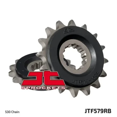 Zębatka przednia JT F579-16RB, 16Z, rozmiar 530 z tłumikiemAlternatywnie: 7260094 Zębatka przednia JT F579-16RB, 16Z, rozmiar 530 z tłumikiemAlternatywnie: 7260094
