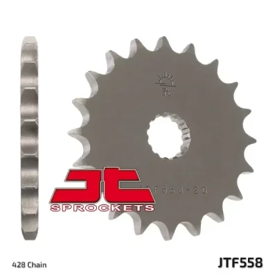 Zębatka przednia JT F558-18, 18Z, rozmiar 428 Zębatka przednia JT F558-18, 18Z, rozmiar 428