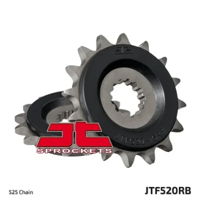 Zębatka przednia JT F520-15RB, 15Z, rozmiar 525 z tłumikiemAlternatywnie: 7261670 Zębatka przednia JT F520-15RB, 15Z, rozmiar 525 z tłumikiemAlternatywnie: 7261670