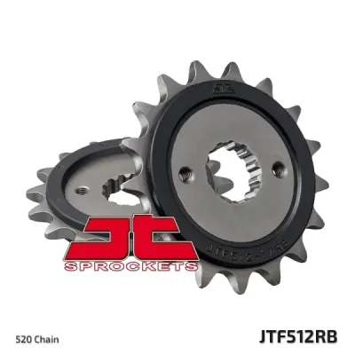 Zębatka przednia JT F512-15RB, 15Z, rozmiar 520 z tłumikiemAlternatywnie: 7261712 Zębatka przednia JT F512-15RB, 15Z, rozmiar 520 z tłumikiemAlternatywnie: 7261712