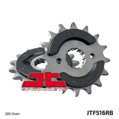 Zębatka przednia JT F516-16RB, 16Z, rozmiar 520 z tłumikiemAlternatywnie: 7268014 Zębatka przednia JT F516-16RB, 16Z, rozmiar 520 z tłumikiemAlternatywnie: 7268014