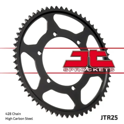 Zębatka tył stalowa JT , 60z rozmiar 428 (JTR25.60) Zębatka tył stalowa JT , 60z rozmiar 428 (JTR25.60)
