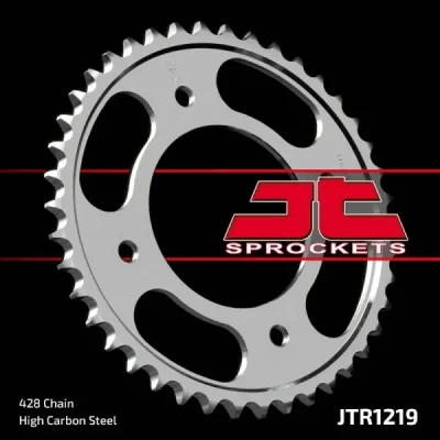 Zębatka tył stalowa JT , 42z rozmiar 428 (JTR1219.42) Zębatka tył stalowa JT , 42z rozmiar 428 (JTR1219.42)