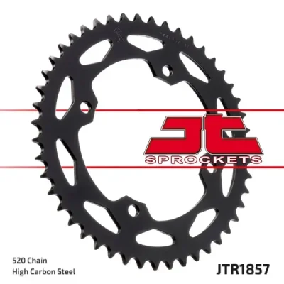 Zębatka tylna stal JT 520 z.47 JTR1857,47 Zębatka tylna stal JT 520 z.47 JTR1857,47