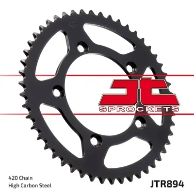 Zębatka tył stalowa JT , 46z rozmiar 420 (JTR894.46) Zębatka tył stalowa JT , 46z rozmiar 420 (JTR894.46)