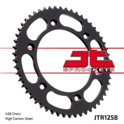 Zębatka tył stalowa JT , 54z rozmiar 428 (JTR1258.54)