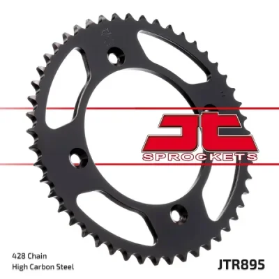 Zębatka tylna stalowa JT R895-49, 49Z, rozmiar 428 Zębatka tylna stalowa JT R895-49, 49Z, rozmiar 428