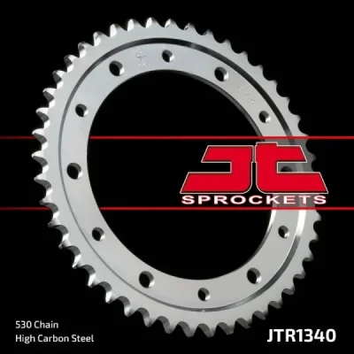 Zębatka tył stalowa JT , 43z rozmiar 530 (JTR1340.43) Zębatka tył stalowa JT , 43z rozmiar 530 (JTR1340.43)
