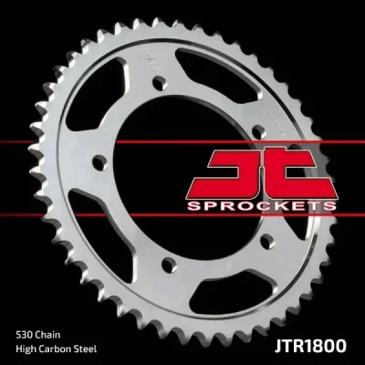 Zębatka tył stalowa JT JTR1800.45, 45z rozmiar 530 - JTR1800.45 Zębatka tył stalowa JT JTR1800.45, 45z rozmiar 530 - JTR1800.45