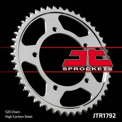 Zębatka tył stalowa JT , 48z rozmiar 525 (JTR1792.48) Zębatka tył stalowa JT , 48z rozmiar 525 (JTR1792.48)