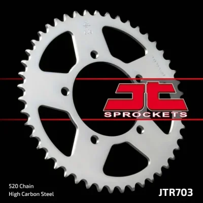 Zębatka tył stalowa JT , 40z rozmiar 520 (JTR703.40) Zębatka tył stalowa JT , 40z rozmiar 520 (JTR703.40)