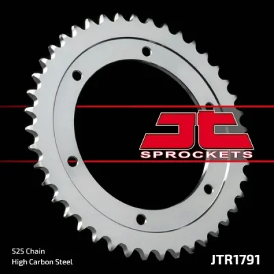 Zębatka tylna stalowa JT R1791-48 ,48Z ,rozmiar 525 Zębatka tylna stalowa JT R1791-48 ,48Z ,rozmiar 525