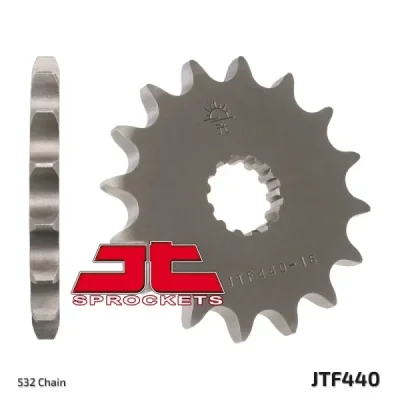 Zębatka przednia JT F440-16, 16Z, rozmiar 532 Zębatka przednia JT F440-16, 16Z, rozmiar 532