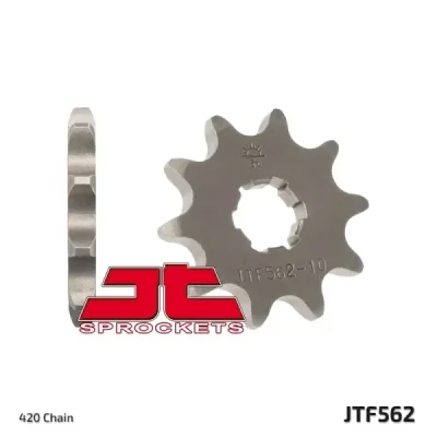 Zębatka przód JT , 10z rozmiar 420 (JTF562.10) Zębatka przód JT , 10z rozmiar 420 (JTF562.10)