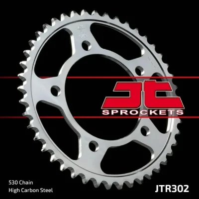 Zębatka tył stalowa JT JTR302.44, 44z rozmiar 530 - JTR302.44