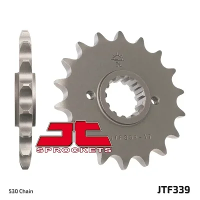 Zębatka przednia JT F339-17, 17Z, rozmiar 530Alternatywnie: 7260381 Zębatka przednia JT F339-17, 17Z, rozmiar 530Alternatywnie: 7260381