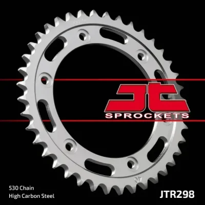 Zębatka tył stalowa JT , 40z rozmiar 530 (JTR298.40) Zębatka tył stalowa JT , 40z rozmiar 530 (JTR298.40)