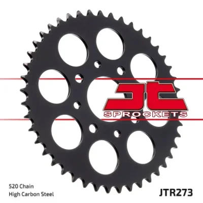 Zębatka tył stalowa JT , 44z rozmiar 520 (JTR273.44) Zębatka tył stalowa JT , 44z rozmiar 520 (JTR273.44)
