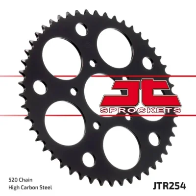 Zębatka tylna stalowa JT R254-37, 37Z, rozmiar 520