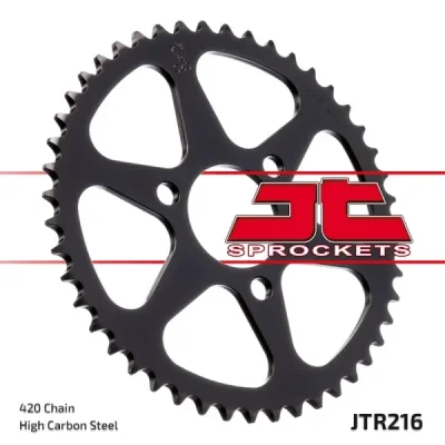 Zębatka tylna stalowa JT R216-37, 37Z, rozmiar 420 Zębatka tylna stalowa JT R216-37, 37Z, rozmiar 420