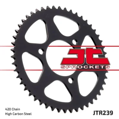 Zębatka tylna stalowa JT R239-48, 48Z, rozmiar 420