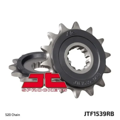 Zębatka przednia JT F1539-14RB, 14Z, rozmiar 520 z tłumikiemAlternatywnie: 7263940 Zębatka przednia JT F1539-14RB, 14Z, rozmiar 520 z tłumikiemAlternatywnie: 7263940