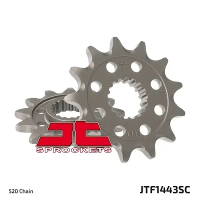 Zębatka przednia JT F1443-14SC, 14Z, rozmiar 520 Racing Zębatka przednia JT F1443-14SC, 14Z, rozmiar 520 Racing