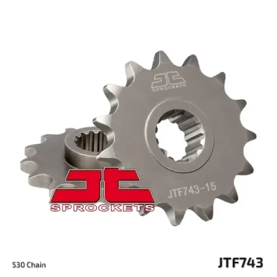 Zębatka przednia stal JT 50 (530) z.15 JTF743,15 Zębatka przednia stal JT 50 (530) z.15 JTF743,15