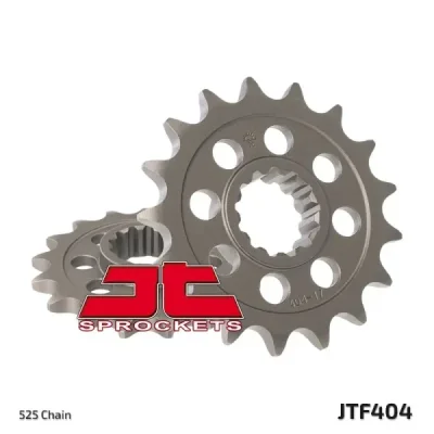 Zębatka przód JT , 17z rozmiar 525 (JTF404.17) Zębatka przód JT , 17z rozmiar 525 (JTF404.17)
