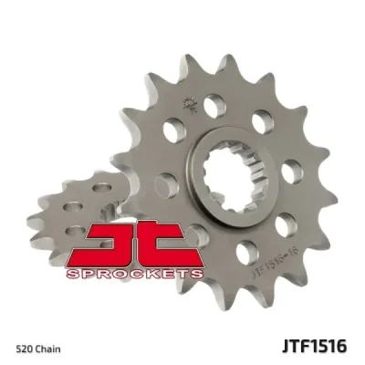 Zębatka przednia JT F1516-17, 17Z, rozmiar 520 Racingwąskie zęby średnica wewnętrzna 21.7/25 Zębatka przednia JT F1516-17, 17Z, rozmiar 520 Racingwąskie zęby średnica wewnętrzna 21.7/25