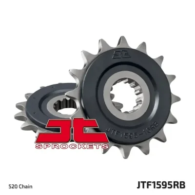 Zębatka przednia JT F1595-16RB, 16Z, rozmiar 520 z tłumikiemAlternatywnie: 7264203 Zębatka przednia JT F1595-16RB, 16Z, rozmiar 520 z tłumikiemAlternatywnie: 7264203
