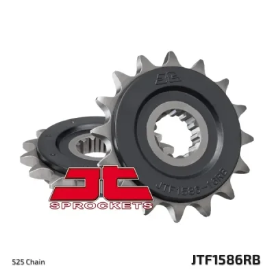 Zębatka przednia JT F1586-17RB, 17Z, rozmiar 525 z tłumikiemAlternatywnie: 7263122 Zębatka przednia JT F1586-17RB, 17Z, rozmiar 525 z tłumikiemAlternatywnie: 7263122