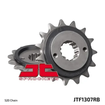 Zębatka przednia JT F1307-15RB, 15Z, rozmiar 520 z tłumikiemAlternatywnie: 7260243 Zębatka przednia JT F1307-15RB, 15Z, rozmiar 520 z tłumikiemAlternatywnie: 7260243