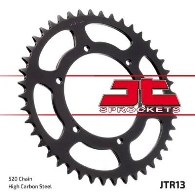 Zębatka tył stalowa JT , 39z rozmiar 520 (JTR13.39) Zębatka tył stalowa JT , 39z rozmiar 520 (JTR13.39)