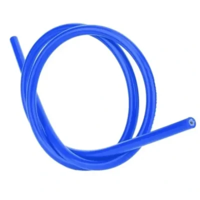 Tesla Przewód Wysokiego Napięcia Zapłonowy (Copper Cable - Miedziany Rdzeń) Silikonowy 7Mm (Niebieski) - Cena Za 1M